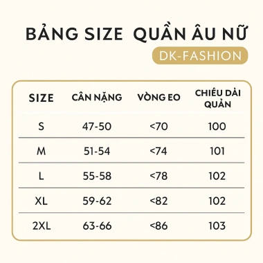 Quần Âu Nữ Ống Suông Dáng Đứng Form Đẹp - Công Sở, Tôn Dáng, Dễ Phối, Giá 125k