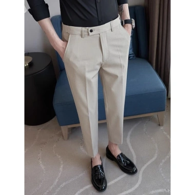Quần âu ôm cotton giãn 4 chiều, không nhăn không xù, lịch lãm, 189.800₫