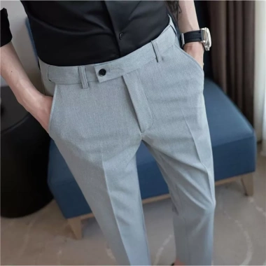 Quần âu ôm cotton giãn 4 chiều, không nhăn không xù, lịch lãm, 189.800₫