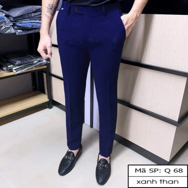 Quần âu ôm cotton giãn 4 chiều, không nhăn không xù, lịch lãm, 189.800₫