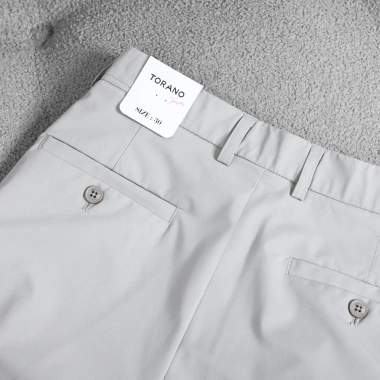 Quần âu slimfit nam trơn cạp luồn chun thêu logo Lịch Lãm Trẻ Trung Hàn Quốc GABT503 giá chỉ 749.000₫