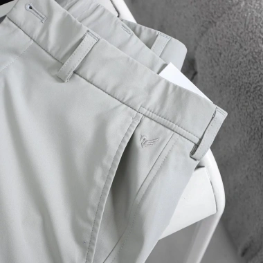 Quần âu slimfit nam trơn cạp luồn chun thêu logo Lịch Lãm Trẻ Trung Hàn Quốc GABT503 giá chỉ 749.000₫