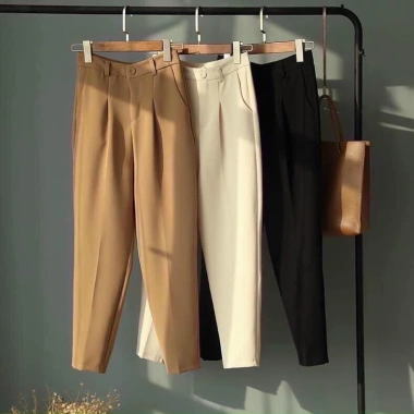 Quần baggy cạp cao 1 cúc nữ – Quần tây baggy lưng cao đẹp Hàn Quốc, đi học-đi làm, 158.399₫ MemiN Store 3