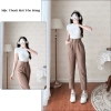 Quần baggy cạp cao nữ 2 khuy Anmy - ống đứng tôn dáng, vải mềm mại, giá 250k 4