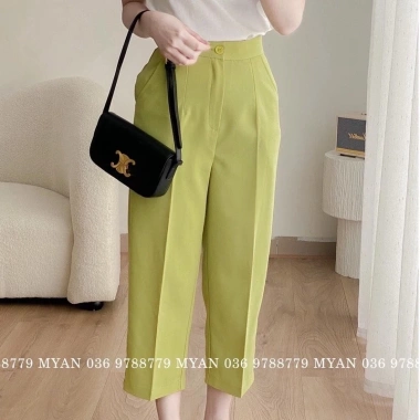 Quần baggy cạp cao nữ đa màu - Quần tây siêu hot trend, giảm giá chỉ 99.000₫ 7