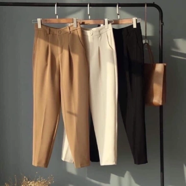 Quần baggy công sở nữ cạp cao - Quần tây mã mới 06, giá ưu đãi 79.200₫