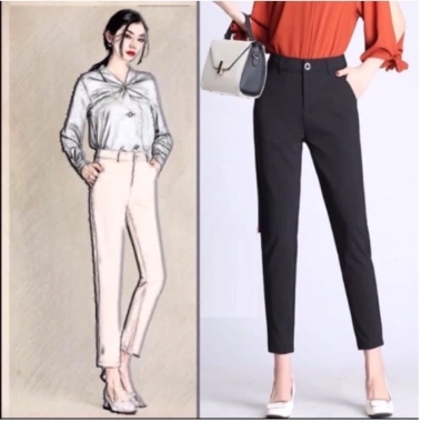 Quần baggy công sở nữ cạp cao - Quần tây mã mới 06, giá ưu đãi 79.200₫