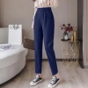 Quần baggy lưng cao 2 cúc lệch chất liệu tuyết mưa, sang, thoải mái đi học đi làm 7