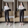 Quần baggy lưng cao khóa sườn Anmy - ống đứng tôn dáng công sở, chỉ 250k