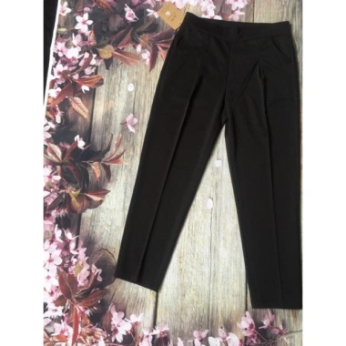 Quần Baggy Lưng Chun Mã 450 - Quần Tây Dài Cạp Chun Vải Sạn, Co Dãn Bigsize, Giá 85.000 VND 6