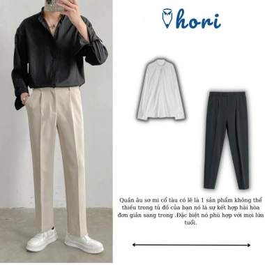 Quần baggy nam ống rộng không nhăn không xù Premium thời trang QBG giá 130.000₫