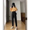 Quần baggy nữ basic lưng cao chất tuyết mưa - Giá 140k, thích hợp đi học, đi làm 5