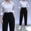 Quần baggy nữ Bigsize 60-100kg, quần tây công sở lưng cao ống rộng, đi học đi làm chỉ 200.000 VND 3