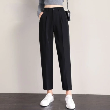 Quần baggy nữ Bigsize 60-100kg, quần tây công sở lưng cao ống rộng, đi học đi làm chỉ 200.000 VND 6