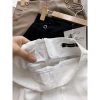 Quần baggy nữ cạp cao tây âu công sở 4 khuy dài, vải mềm đa màu đen trắng nâu - Giá 105.000đ 4
