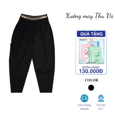 Quần baggy nữ cạp cao Thu Vũ, vải UMI Hàn co giãn 4 chiều, không sổ lông, không cắn chỉ - 93.750đ