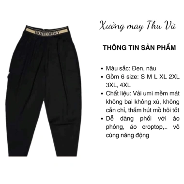 Quần baggy nữ cạp cao Thu Vũ, vải UMI Hàn co giãn 4 chiều, không sổ lông, không cắn chỉ - 93.750đ