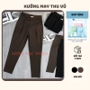 Quần baggy nữ cạp khuy Thu Vũ quần tây công sở chất Umi co giãn 4 chiều 160k