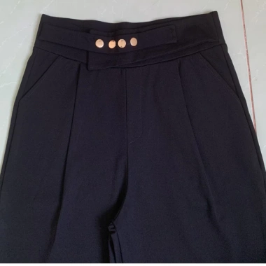 Quần baggy nữ cạp khuy Thu Vũ – Quần tây vải umi co giãn 4 chiều, thấm mồ hôi, giá 180k 10