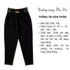 Quần baggy nữ cạp logo H Thu Vũ, quần tây cạp cao, vải umi co giãn 4 chiều 2
