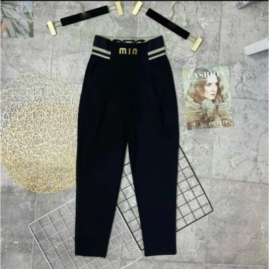 Quần Baggy Nữ Cạp Min, Quần Tây Công Sở Chất Umi Co Giãn 4 Chiều - 114,993₫