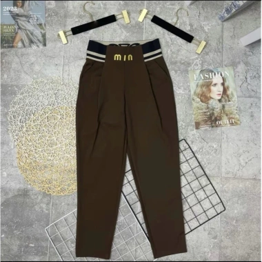 Quần Baggy Nữ Cạp Min, Quần Tây Công Sở Chất Umi Co Giãn 4 Chiều - 114,993₫