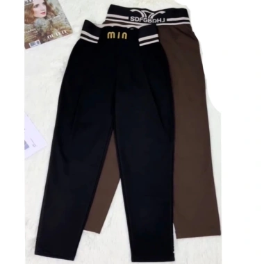 Quần baggy nữ cạp MIN, quần tây công sở vải Umi Hàn co giãn 4 chiều, không cắn chỉ, thấm hút mồ hôi – giảm giá 220k