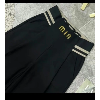 Quần baggy nữ cạp MIN, quần tây công sở vải Umi Hàn co giãn 4 chiều, không cắn chỉ, thấm hút mồ hôi – giảm giá 220k