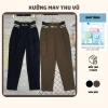 Quần baggy nữ cạp MIN Thu Vũ - Quần tây công nữ chất UMI cao cấp, co giãn 4 chiều, thấm hút mồ hôi, giá chỉ 160.000₫