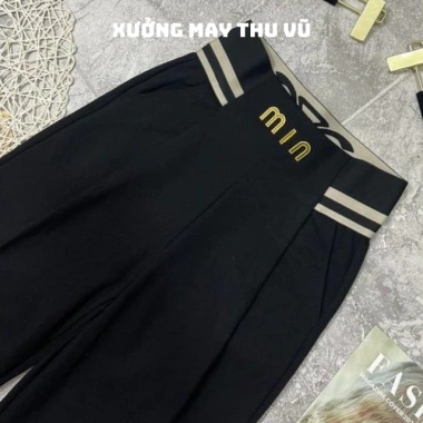 Quần baggy nữ cạp MIN Thu Vũ - Quần tây công nữ chất UMI cao cấp, co giãn 4 chiều, thấm hút mồ hôi, giá chỉ 160.000₫ 4 Quần baggy nữ cạp MIN Thu Vũ - Quần tây công nữ chất UMI cao cấp, co giãn 4 chiều, thấm hút mồ hôi, giá chỉ 160.000₫ 4