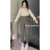 Quần baggy nữ cạp V thời trang, quần tây thụng kiểu mới siêu hót - Giá 81.497 VND 6