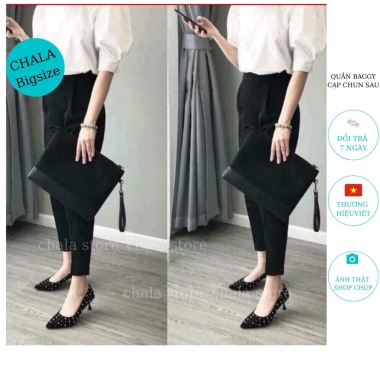 Quần Baggy Nữ Chun Sau Khóa Sườn Lưng Cao – Phong Cách Hàn Quốc, Đẹp Đi Học Đi Làm, Giá 110k Giảm từ 139.7k Quần Baggy Nữ Chun Sau Khóa Sườn Lưng Cao – Phong Cách Hàn Quốc, Đẹp Đi Học Đi Làm, Giá 110k Giảm từ 139.7k