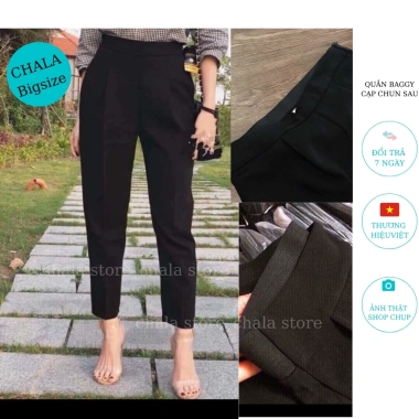 Quần Baggy Nữ Chun Sau Khóa Sườn Lưng Cao – Phong Cách Hàn Quốc, Đẹp Đi Học Đi Làm, Giá 110k Giảm từ 139.7k 3