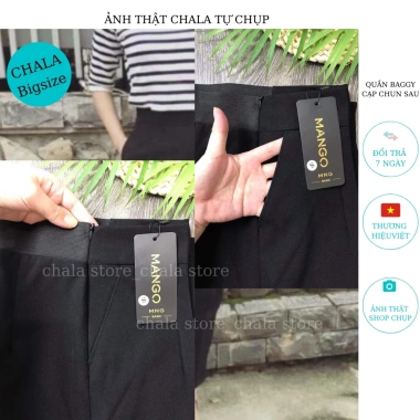 Quần Baggy Nữ Chun Sau Khóa Sườn Lưng Cao – Phong Cách Hàn Quốc, Đẹp Đi Học Đi Làm, Giá 110k Giảm từ 139.7k 4