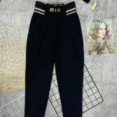 Quần baggy nữ công sở cạp cao 10cm co giãn 4 chiều bigsize Umi Hàn 149.100 VND