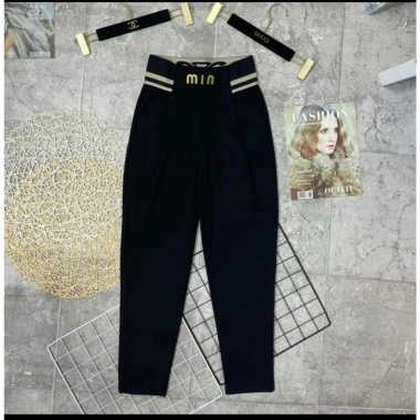 Quần baggy nữ công sở cạp cao 10cm co giãn 4 chiều bigsize Umi Hàn 149.100 VND