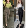 Quần Baggy Nữ Công Sở Chất Vải Tuyết Mưa Cạp V Bản To Siêu Sang Giá 79.000 4