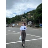 Quần Baggy Nữ Công Sở Chất Vải Tuyết Mưa Cạp V Bản To Siêu Sang Giá 79.000 5