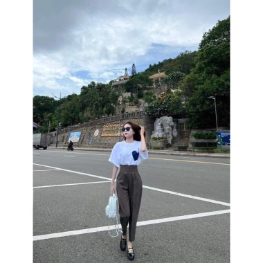 Quần Baggy Nữ Công Sở Chất Vải Tuyết Mưa Cạp V Bản To Siêu Sang Giá 79.000 5 Quần Baggy Nữ Công Sở Chất Vải Tuyết Mưa Cạp V Bản To Siêu Sang Giá 79.000 5