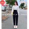Quần Baggy Nữ Công Sở Chất Vải Tuyết Mưa Cạp V Bản To Siêu Sang Giá 79.000 10