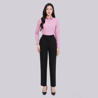 Quần baggy nữ công sở form chuẩn tôn chân dài bigsize phom gumac yody 189k 4