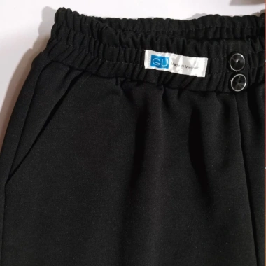 Quần Baggy Nữ Công Sở Vải Nỉ Xốp Cạp Chun Co Giãn - Mềm Mịn, Thoải Mái, Giá 145k 9