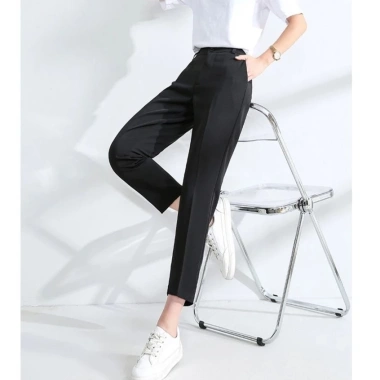 Quần baggy nữ lưng cao cạp cao công sở thanh lịch size 45-80kg mã 303 chất liệu cao cấp