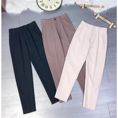 Quần baggy nữ lưng cao cạp cao công sở thanh lịch size 45-80kg mã 303 chất liệu cao cấp 5 Quần baggy nữ lưng cao cạp cao công sở thanh lịch size 45-80kg mã 303 chất liệu cao cấp 5