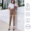 Quần Baggy Nữ Lưng Cao - Quần Tây Công Sở Cạp Cao Khóa Sườn Giá Ưu Đãi 180k 3