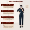Quần baggy nữ lưng cao Vitex vải tuyết mưa Q02, đai đen thanh lịch đi học đi làm công sở - 239k 3
