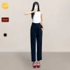 Quần baggy nữ lưng cao Vitex vải tuyết mưa Q02, đai đen thanh lịch đi học đi làm công sở - 239k 6