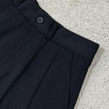 Quần baggy nữ lưng cao Vitex vải tuyết mưa Q02, đai đen thanh lịch đi học đi làm công sở - 239k 7