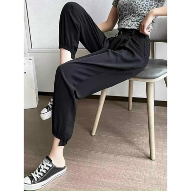 Quần baggy nữ lưng chun bo gấu lệch siêu hót - mã mới 008, giá chỉ 129.000₫ 8