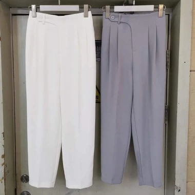 Quần baggy nữ lưng chun cạp cao vải quần tây công sở mã 888 - Giá 89.000 VND 3